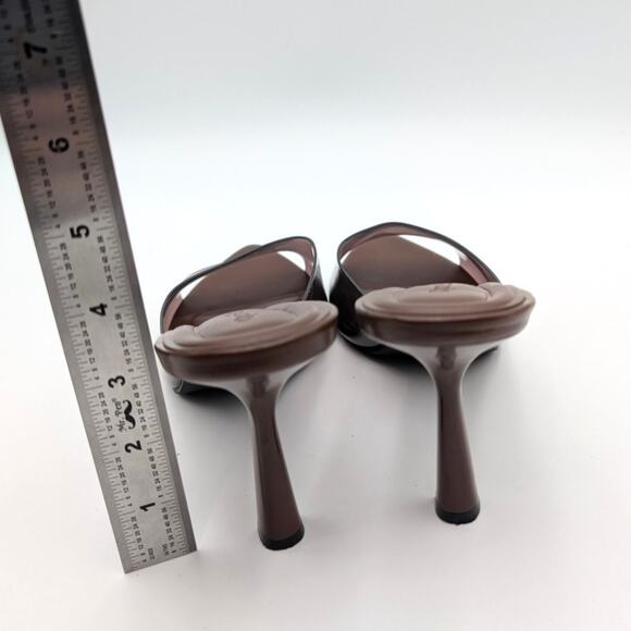 Open Edit Piper Block Heel Sandal Women's Brown Chocolate Size US10M EU41 - Picture 4 of 14